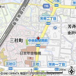 石川県金沢市三社町3周辺の地図