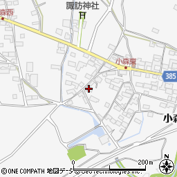 長野県長野市篠ノ井小森1100周辺の地図