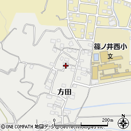 長野県長野市篠ノ井二ツ柳445周辺の地図