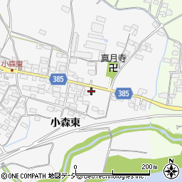 長野県長野市篠ノ井小森1212周辺の地図