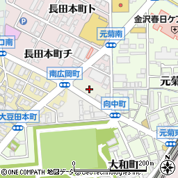 石川県金沢市南広岡町（ハ）周辺の地図