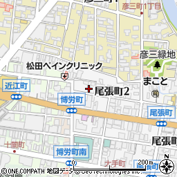 尾張町分室周辺の地図