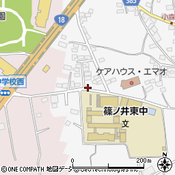 長野県長野市篠ノ井小森810周辺の地図
