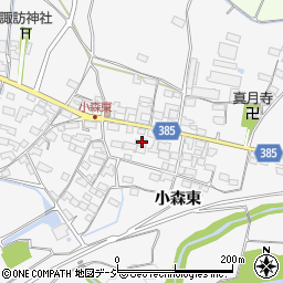 長野県長野市篠ノ井小森1218周辺の地図