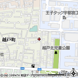 栃木県宇都宮市越戸町31-5周辺の地図