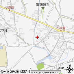 長野県長野市篠ノ井小森1107周辺の地図