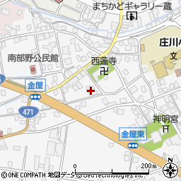 富山県砺波市庄川町金屋2070周辺の地図