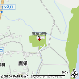 高長寺周辺の地図