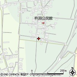 長野県長野市篠ノ井杵淵756-2周辺の地図