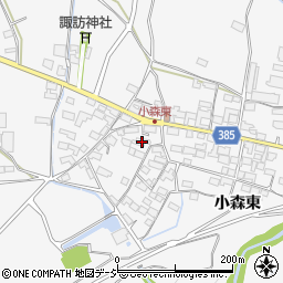 長野県長野市篠ノ井小森1129周辺の地図