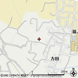 長野県長野市篠ノ井二ツ柳305周辺の地図