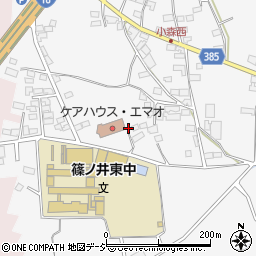 長野県長野市篠ノ井小森733周辺の地図