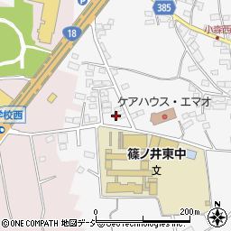 長野県長野市篠ノ井小森800周辺の地図