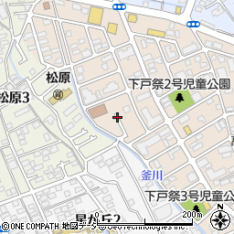 栃木県宇都宮市下戸祭2丁目10周辺の地図