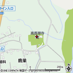 高長禅寺周辺の地図