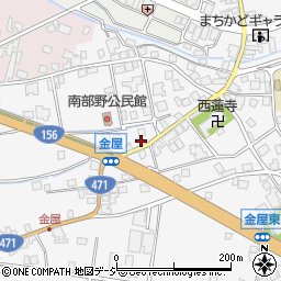 富山県砺波市庄川町金屋2844周辺の地図