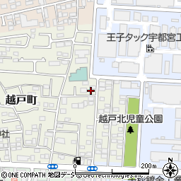 栃木県宇都宮市越戸町31-18周辺の地図