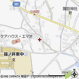 長野県長野市篠ノ井小森685周辺の地図