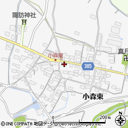 長野県長野市篠ノ井小森1221周辺の地図