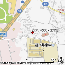長野県長野市篠ノ井小森800-1周辺の地図
