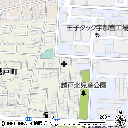 栃木県宇都宮市越戸町30-47周辺の地図