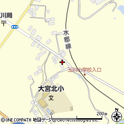 茨城県常陸大宮市東野3302周辺の地図