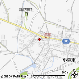 長野県長野市篠ノ井小森1131周辺の地図