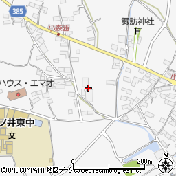 長野県長野市篠ノ井小森665周辺の地図