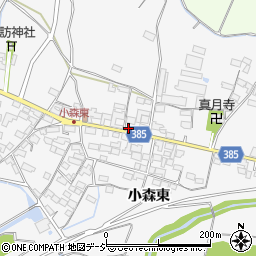 長野県長野市篠ノ井小森1236周辺の地図