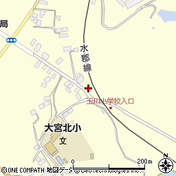 茨城県常陸大宮市東野4358周辺の地図