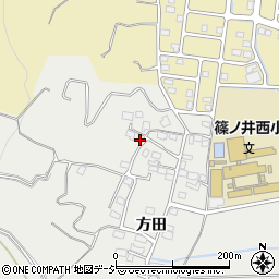 長野県長野市篠ノ井二ツ柳302周辺の地図