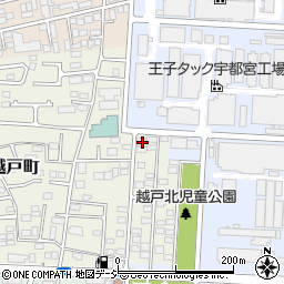 栃木県宇都宮市越戸町30-52周辺の地図