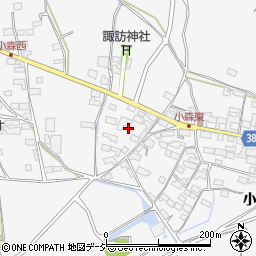 長野県長野市篠ノ井小森1113周辺の地図