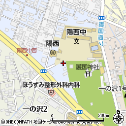 栃木県宇都宮市陽西町周辺の地図