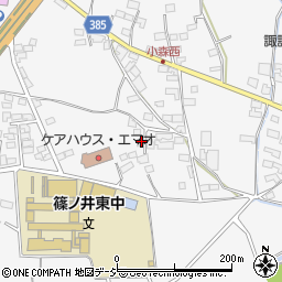 長野県長野市篠ノ井小森731-2周辺の地図