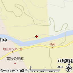 富山県富山市八尾町柴橋周辺の地図