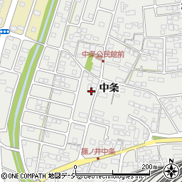 長野県長野市篠ノ井二ツ柳1851周辺の地図