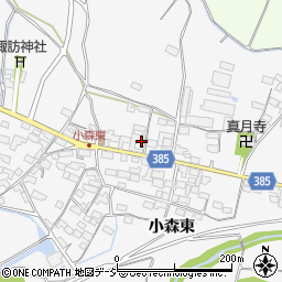 長野県長野市篠ノ井小森1231周辺の地図