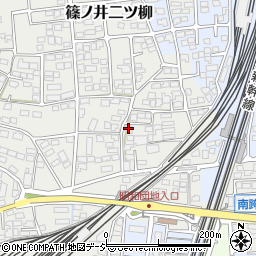 長野県長野市篠ノ井二ツ柳2186周辺の地図