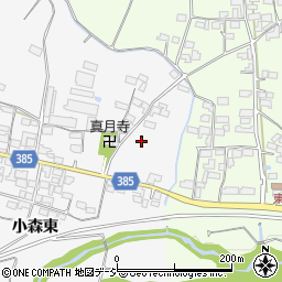 長野県長野市篠ノ井小森1300周辺の地図