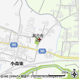長野県長野市篠ノ井小森1303周辺の地図