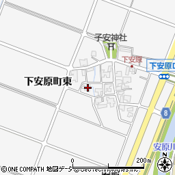 石川県金沢市下安原町東周辺の地図