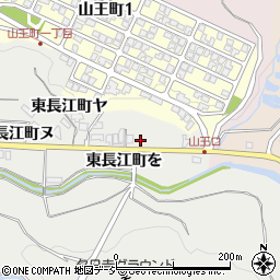 石川県金沢市東長江町を周辺の地図