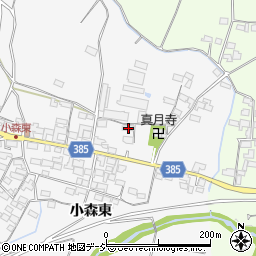 長野県長野市篠ノ井小森1245周辺の地図