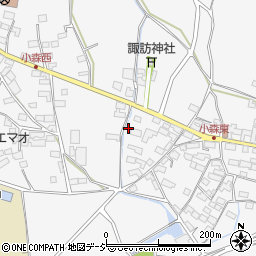 長野県長野市篠ノ井小森1114周辺の地図