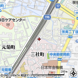 石川県金沢市三社町4-31周辺の地図