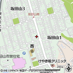 栃木県鹿沼市坂田山3丁目4周辺の地図