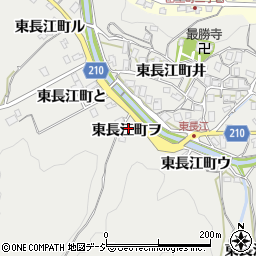 石川県金沢市東長江町ヲ周辺の地図