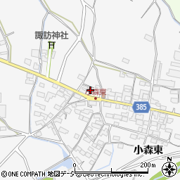 長野県長野市篠ノ井小森1137周辺の地図