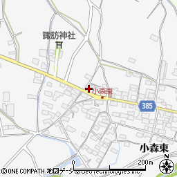 長野県長野市篠ノ井小森1135周辺の地図
